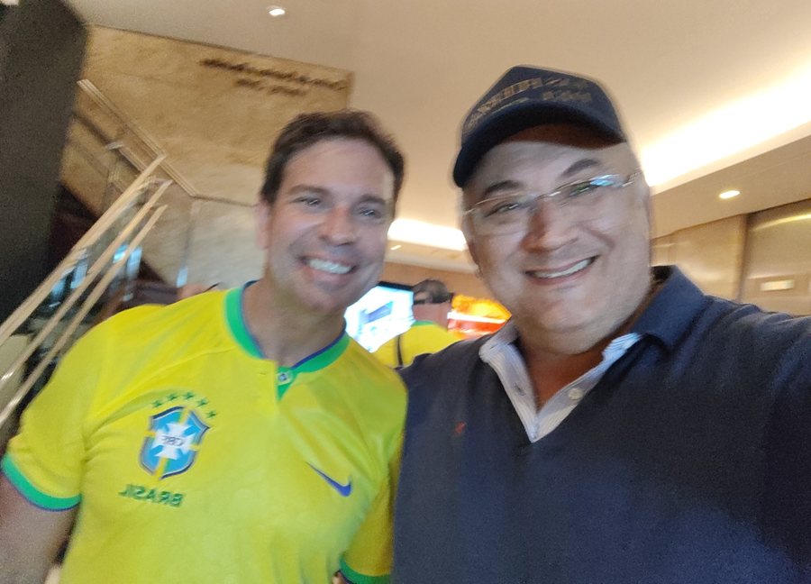 Com o presidente Bolsonaro